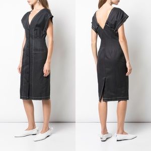 NWT Proenza Schouler White Label Button Dress